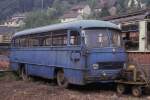 Dieser Bus hat es erkennbar hinter sich! Schade eigentlich;  denn heute w�re er ein begehrter Oldtimer.