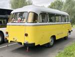 Robur umgebaut als Wohnbus aus Deutschland in Plau am See.