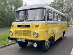 Robur umgebaut als Wohnbus aus Deutschland in Plau am See.