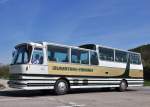 Setra S 150,Bj.1967,158 KW,45+2 Sitzpl�tze aus der BRD bei der Kerschner Oldtimer Schau am 25.4.2015.