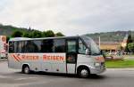 IVECO DAILY Midibus von Rieder Reisen aus �sterreich am 18.Mai 2014 in Krems unterwegs.