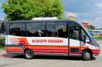 Kleinbus Mercedes Benz von SCHIPP Busreisen aus Nieder�sterreich am 30.8.2013 in Krems an der Donau unterwegs.