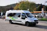 Mercedes Benz Sprinter von Brixner Reisen aus Ober�sterreich am 20.9.2014 in Krems.