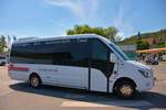 Mercedes Sprinter von Rossmann Mietwagen aus �sterreich im Mai 2018 in Krems.