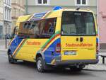 Mercedes Sprinter von Busunternehmen Manfred Scholz aus Deutschland in Stralsund.