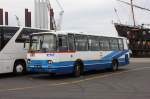 Autosan H 9 Reisebus der PKS am 5.6.2013 auf dem Parkplatz am  Hafenkai im polnischen Gdingen.