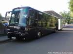 K�gel Reisebus abgestellt an der Tankstelle Putbus am 22.6.13