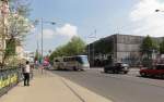 BOVA Reisebus von RH�NSEGLER Reisen Ende April 2014 in Leipzig beim Zoo gesehen.