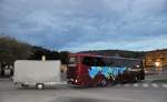 BOVA Bus von Korado Reisen aus der CZ,mit Radanh�nger,am 20.9.2014 in Krems.