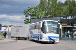 Bova Futura mit Radanh�nger aus der CZ am 17.5.2015 in Krems.