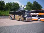 Dr�gm�ller - Volvo B12-600 von Steiert aus Deutschland im Stadthafen Sassnitz.