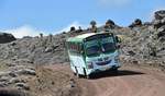 ISUZU Midibus in �thiopien auf ca 3.900 Meter Seeh�he im Senettie Plateau 03/2019 gesehen.