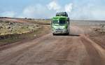 ISUZU Midibus in �thiopien auf ca 3.900 Meter Seeh�he im Senettie Plateau 03/2019 gesehen.