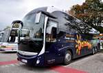 Irisbus Magelys HDH von Datzinger Busreisen aus Nieder�sterreich am 1.August 2014 in Krems gesehen.