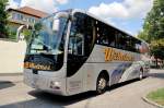 MAN LION`s COACH vom Reiseb�ro WILHELMER/ �sterreich im Juli 2013 in Krems gesehen.