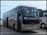 MAN Lion's Coach von Gei�ler-Reisen aus Deutschland im Stadthafen Sassnitz.