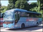 MAN Lion's Coach von Pertl-Reisen aus Deutschland im Stadthafen Sassnitz.