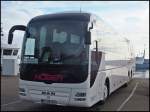 MAN Lion's Coach von H�ber-Reisen aus Deutschland im Stadthafen Sassnitz.