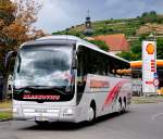 MAN Lions Coach von Blaskovits Reisen aus �sterreich in Krems gesehen.