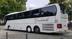 MAN Lion`s Coach des Busunternehmens GENDRITZKI steht im August 2021 in Erfurt