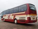 MAN Lion's Coach von Dalstra Reizen aus den Niederlanden im Stadthafen Sassnitz.