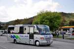 Kleinbus MERCEDES BENZ O 818 von ZW�LFER Reisen/Nieder�sterreich im Aug.