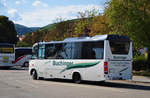 Midi Bus Mercedes O 818 von Buchinger Reisen aus �sterreich in Krems gesehen.