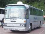 Mercedes O 303 (Wohnmobil? und ehemalig Fischers Reisen?) aus Deutschland im Stadthafen Sassnitz.