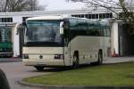 Neutral in wei�  Mercedes Bus, Typ mir nicht bekannt, der Polizei in M�nster  14.3.2007.
