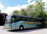 MERCEDES BENZ O 404 von SCHREINER Reisen / �sterreich am 21.5.2013 in Krems an der Donau.