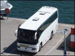 Mercedes O 404 von Kr�gel aus Deutschland im Stadthafen Sassnitz.
