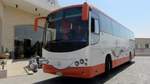 Mercedes Reisebus 2017 in �gypten vor unserem Hotel in Mars Alam gesehen.