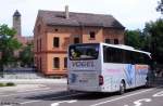 Halle Giebichenstein Mercedes der Firma Frankenwald-Vogel - Omnibusverkehr GmbH & Co.