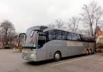MERCEDES BENZ TOURISMO von S�LLNER Reisen aus Deutschland am 29.12.2012 in Krems an der Donau.