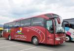 MERC$EDES BENZ TOURISMO der Ramsauer Verkehrsbetriebe aus �sterreich anl�sslich der AIRPOWER13 in Zeltweg,28.6.2013.