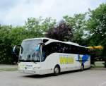 Mercedes Benz Tourismo von WEISS Busreisen aus �sterreich am 27.5.2013 in Krems gesehen.