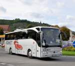 MERCEDES BENZ TOURISMO von KOMET Reisen aus �sterreich im September 2013 in Krems gesehen.