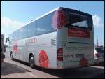 Mercedes Tourismo von Bacher-Reisen aus �sterreich im Stadthafen Sassnitz.