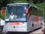 Mercedes Tourismo von Bacher-Reisen aus �sterreich im Stadthafen Sassnitz.