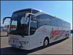 Mercedes Tourismo von Andre�en aus Deutschland im Stadthafen Sassnitz.