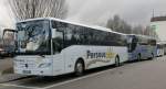 Ein Mercedes-Benz Tourismo RH und ein Setra S 415 GT-HD von Perseus-Reisen aus Neumarkt-St.