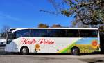 Mercedes Benz Tourismo von Karl Fischer Busreisen aus �sterreich am 18.10.2014 in Krems.