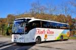 Mercedes Benz Tourismo von Karl Fischer Busreisen aus �sterreich am 18.10.2014 in Krems.