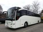 Mercedes Tourismo von Gansberger Reisen aus �sterreich am 5.3.2015 in Krems.