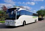 Mercedes Tourismo von Gansberger Reisen aus �sterreich im April 2015 in Krems.