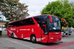 Mercedes Tourismo von M�chler Reisen aus der Schweiz in Krems gesehen.