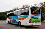 Mercedes Tourismo von Pulay Reisen aus Nieder�sterreich in Krems gesehen.