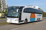 Schmidt Reisen stand am Morgen des 25.09.2016 in H�he Rostock Hauptbahnhof/S�d abgestellt.