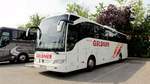 Mercedes Tourismo von Geldner Reisen aus Nieder�sterreich in Krems gesehen.