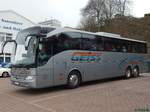 Mercedes Tourismo von Geiss Reisen aus Deutschland im Stadthafen Sassnitz.